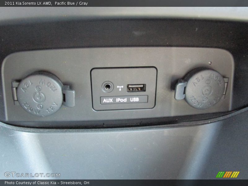 Pacific Blue / Gray 2011 Kia Sorento LX AWD