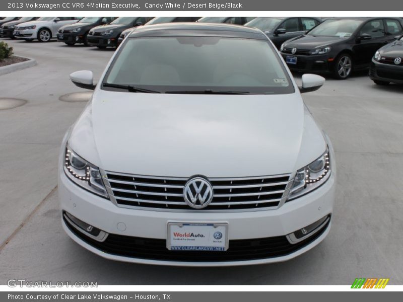 Candy White / Desert Beige/Black 2013 Volkswagen CC VR6 4Motion Executive