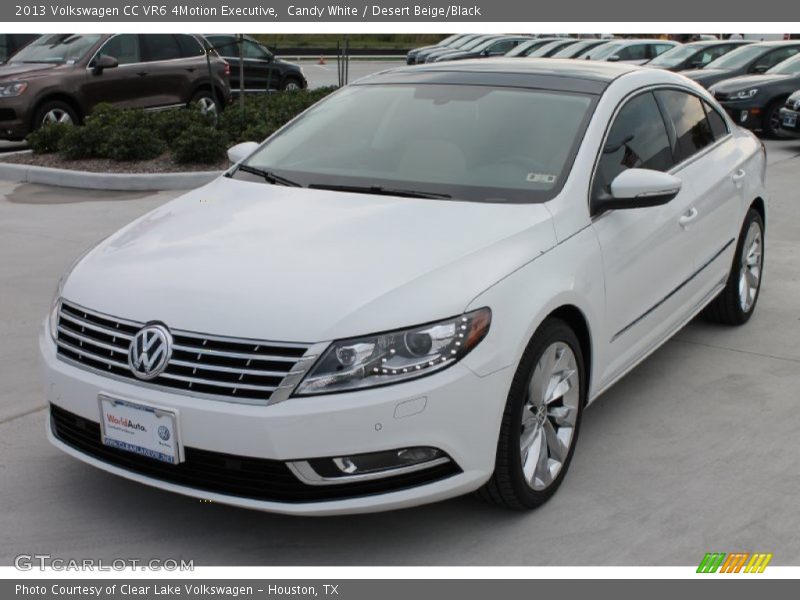 Candy White / Desert Beige/Black 2013 Volkswagen CC VR6 4Motion Executive