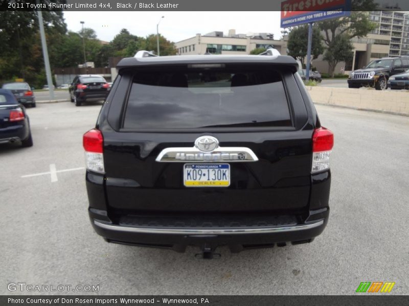 Black / Black Leather 2011 Toyota 4Runner Limited 4x4