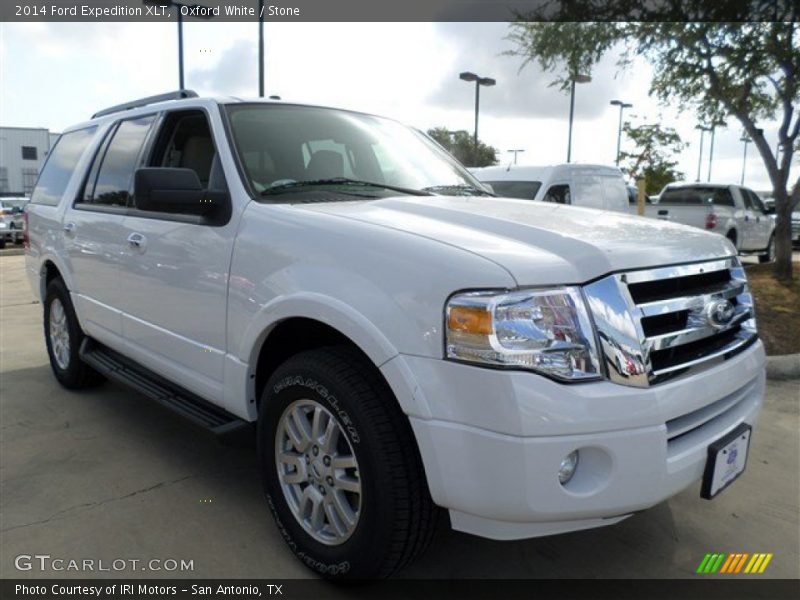 Oxford White / Stone 2014 Ford Expedition XLT