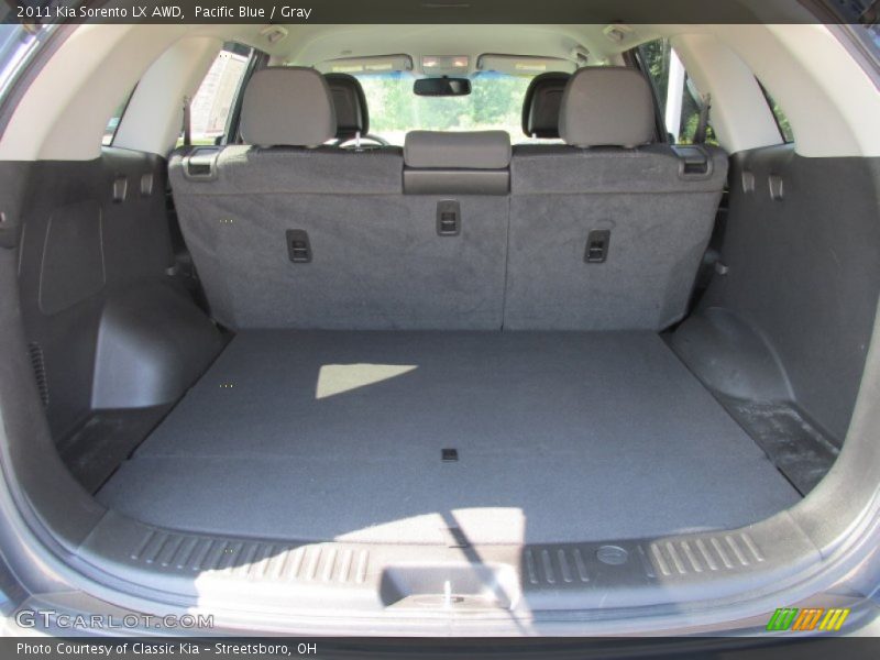 Pacific Blue / Gray 2011 Kia Sorento LX AWD