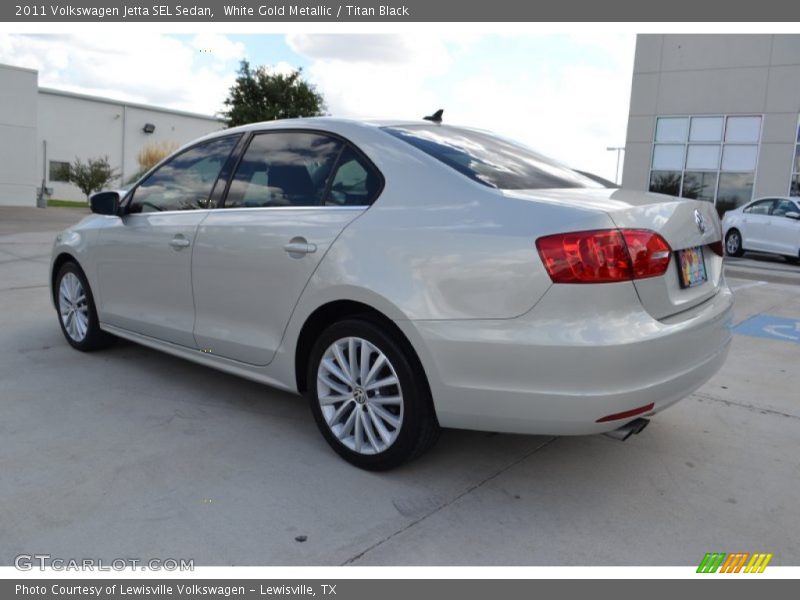 White Gold Metallic / Titan Black 2011 Volkswagen Jetta SEL Sedan
