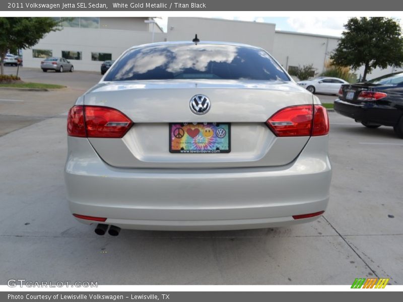 White Gold Metallic / Titan Black 2011 Volkswagen Jetta SEL Sedan