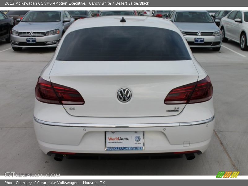 Candy White / Desert Beige/Black 2013 Volkswagen CC VR6 4Motion Executive