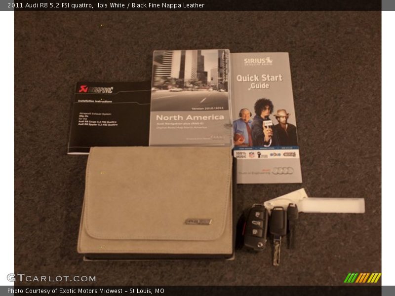 Books/Manuals of 2011 R8 5.2 FSI quattro