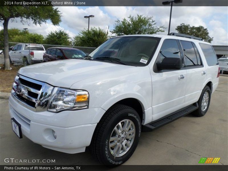 Oxford White / Stone 2014 Ford Expedition XLT