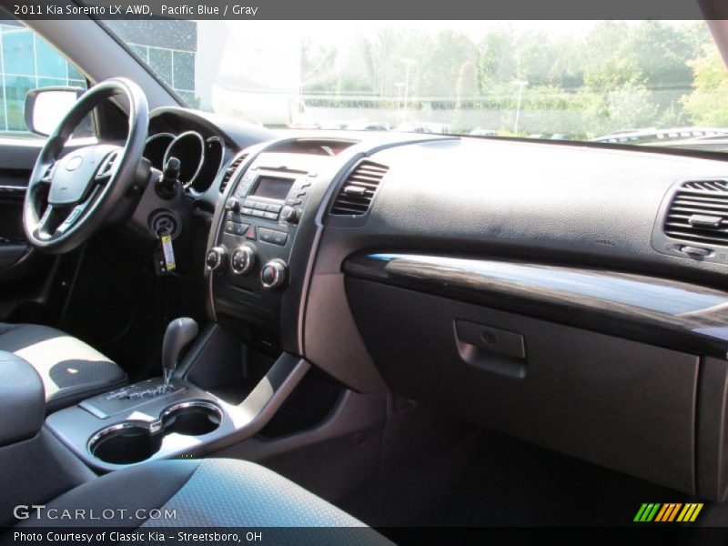 Pacific Blue / Gray 2011 Kia Sorento LX AWD
