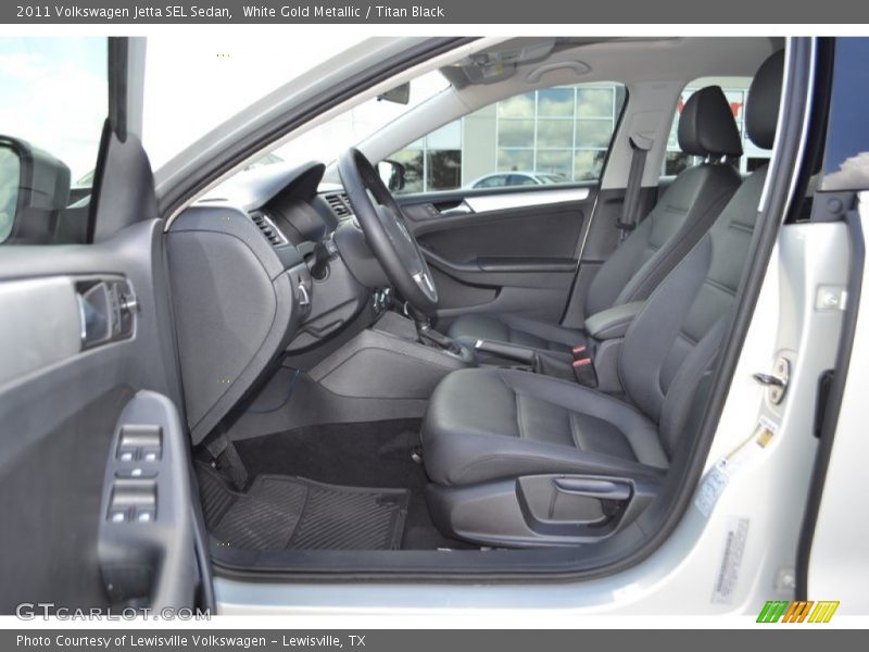 White Gold Metallic / Titan Black 2011 Volkswagen Jetta SEL Sedan