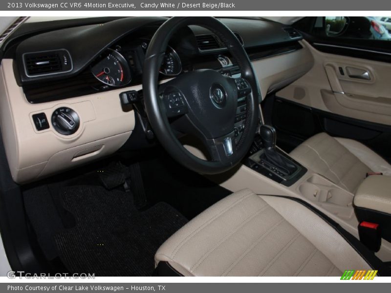 Candy White / Desert Beige/Black 2013 Volkswagen CC VR6 4Motion Executive