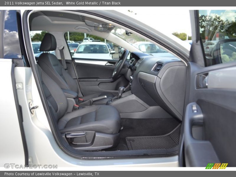 White Gold Metallic / Titan Black 2011 Volkswagen Jetta SEL Sedan