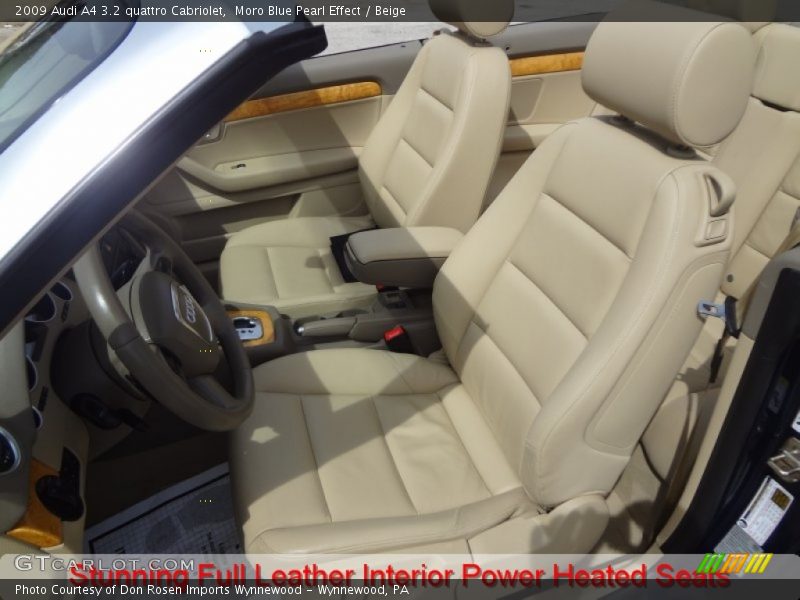 Moro Blue Pearl Effect / Beige 2009 Audi A4 3.2 quattro Cabriolet