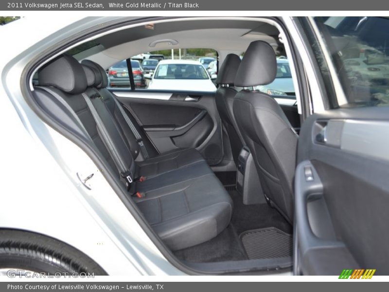 White Gold Metallic / Titan Black 2011 Volkswagen Jetta SEL Sedan