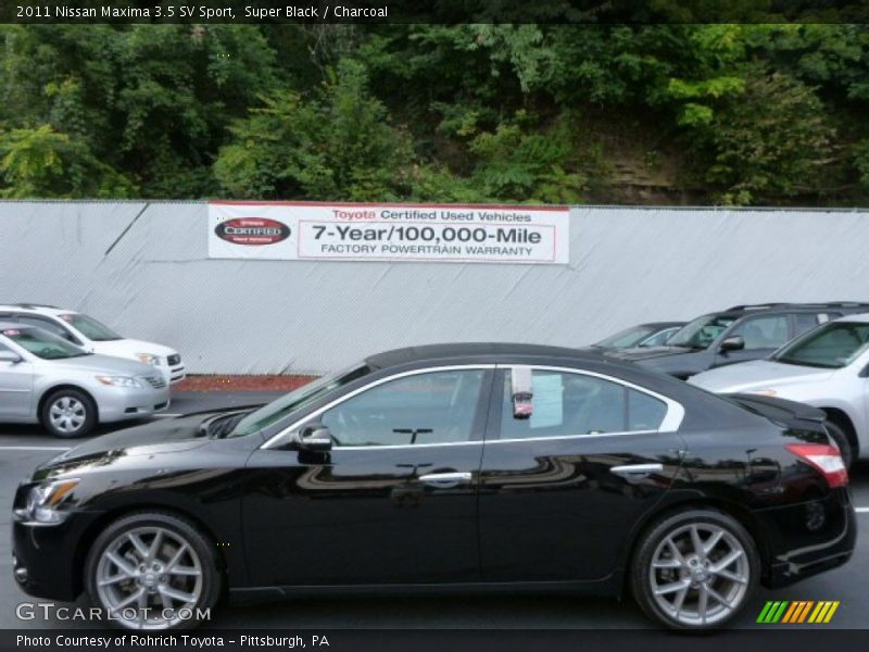 Super Black / Charcoal 2011 Nissan Maxima 3.5 SV Sport