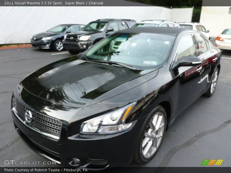 Super Black / Charcoal 2011 Nissan Maxima 3.5 SV Sport