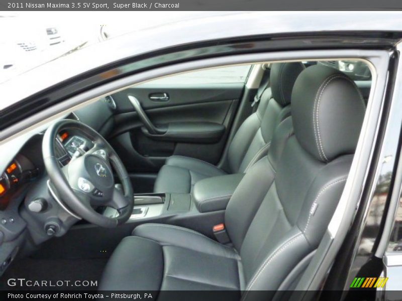Super Black / Charcoal 2011 Nissan Maxima 3.5 SV Sport