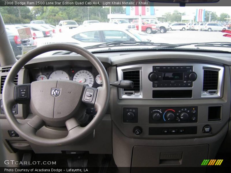 Light Khaki Metallic / Khaki 2008 Dodge Ram 2500 Lone Star Edition Quad Cab 4x4