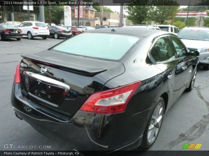 Super Black / Charcoal 2011 Nissan Maxima 3.5 SV Sport