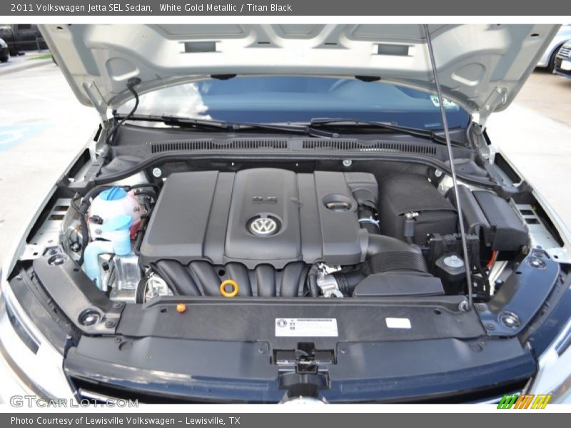 White Gold Metallic / Titan Black 2011 Volkswagen Jetta SEL Sedan