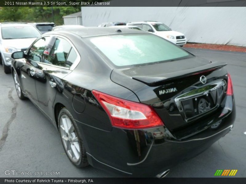 Super Black / Charcoal 2011 Nissan Maxima 3.5 SV Sport