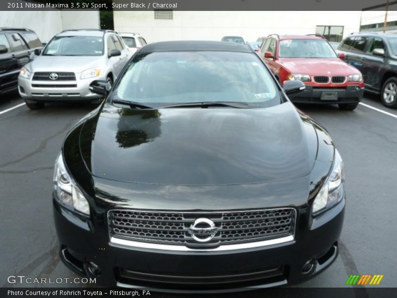 Super Black / Charcoal 2011 Nissan Maxima 3.5 SV Sport