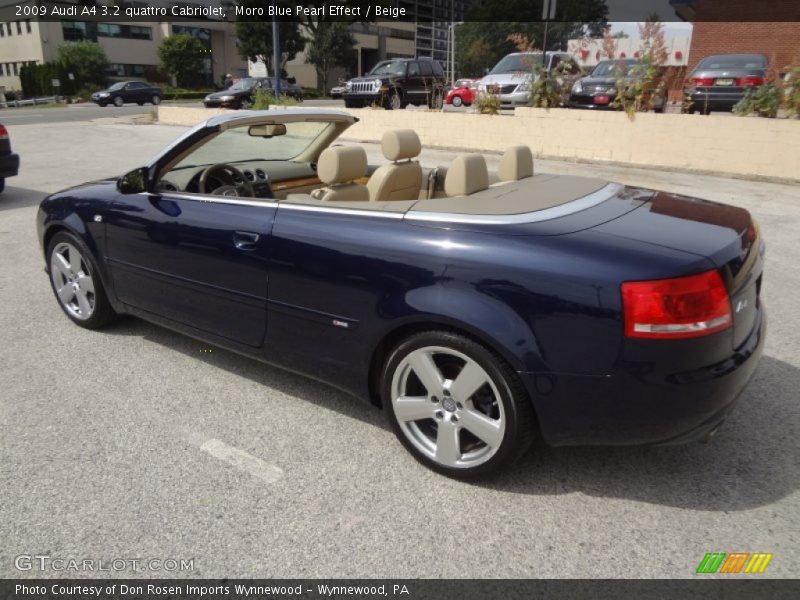  2009 A4 3.2 quattro Cabriolet Moro Blue Pearl Effect
