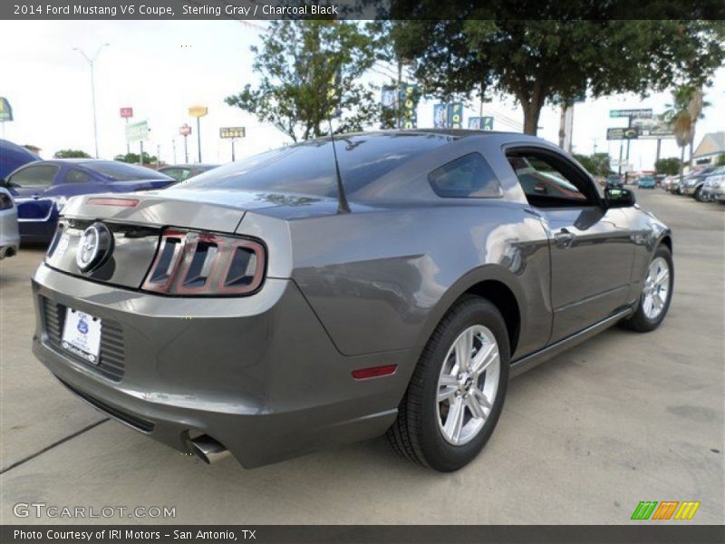 Sterling Gray / Charcoal Black 2014 Ford Mustang V6 Coupe