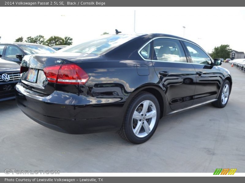 Black / Cornsilk Beige 2014 Volkswagen Passat 2.5L SE