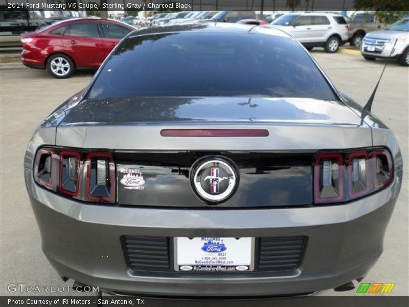 Sterling Gray / Charcoal Black 2014 Ford Mustang V6 Coupe