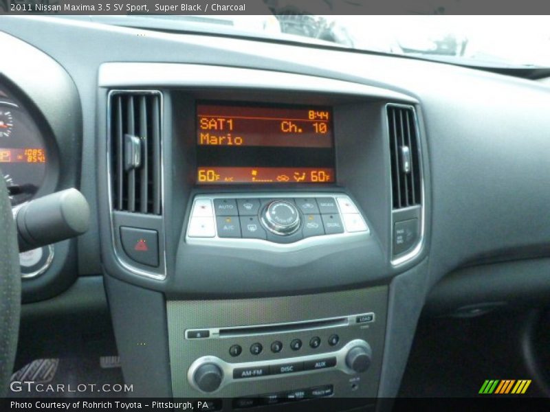 Super Black / Charcoal 2011 Nissan Maxima 3.5 SV Sport