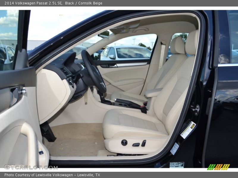 Black / Cornsilk Beige 2014 Volkswagen Passat 2.5L SE
