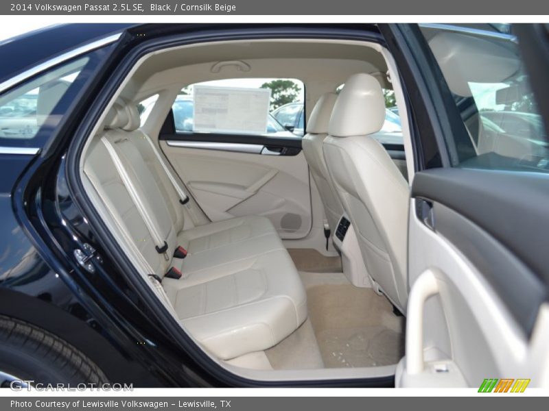 Black / Cornsilk Beige 2014 Volkswagen Passat 2.5L SE