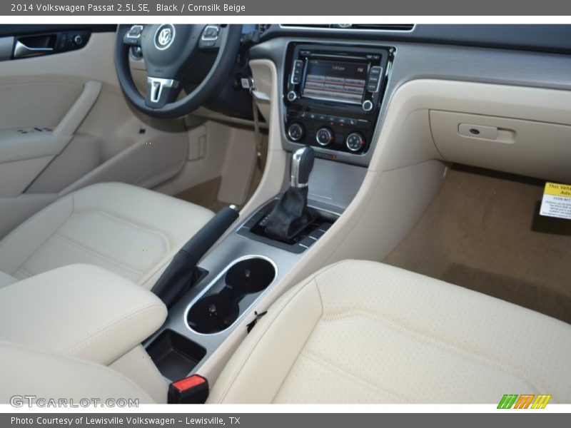 Black / Cornsilk Beige 2014 Volkswagen Passat 2.5L SE