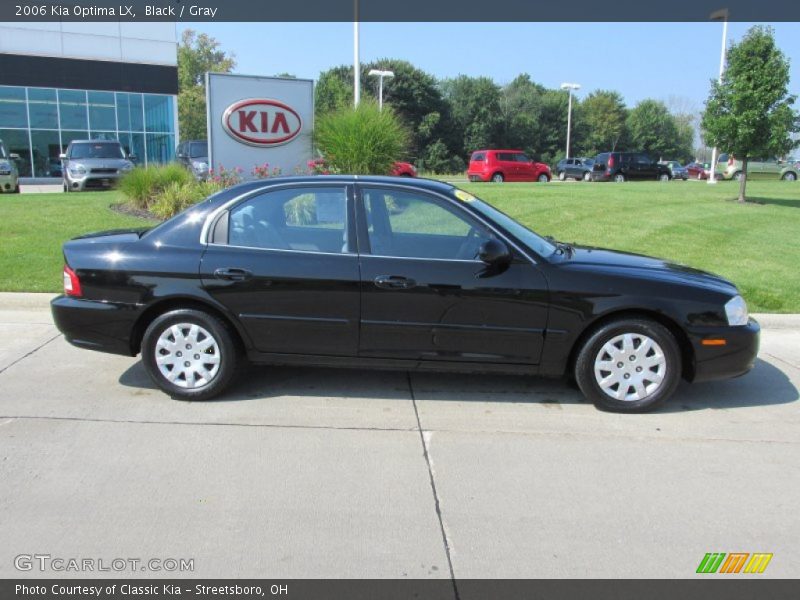 Black / Gray 2006 Kia Optima LX