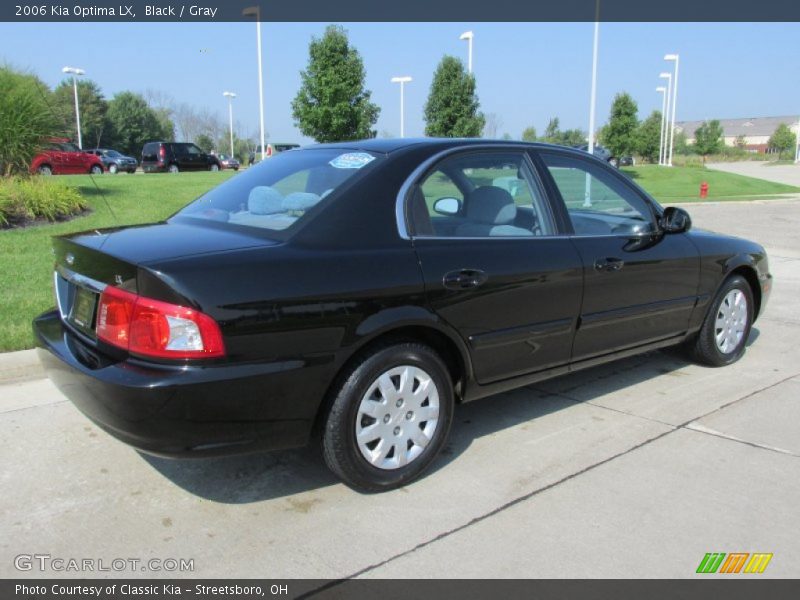 Black / Gray 2006 Kia Optima LX