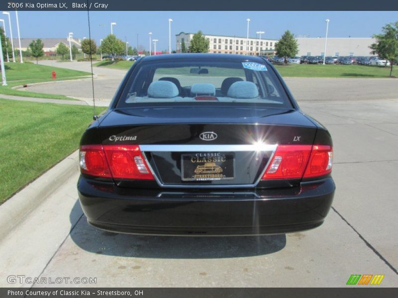 Black / Gray 2006 Kia Optima LX