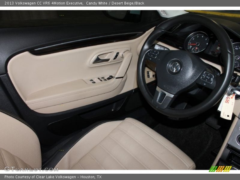 Candy White / Desert Beige/Black 2013 Volkswagen CC VR6 4Motion Executive