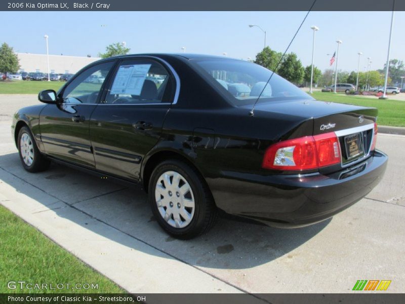 Black / Gray 2006 Kia Optima LX