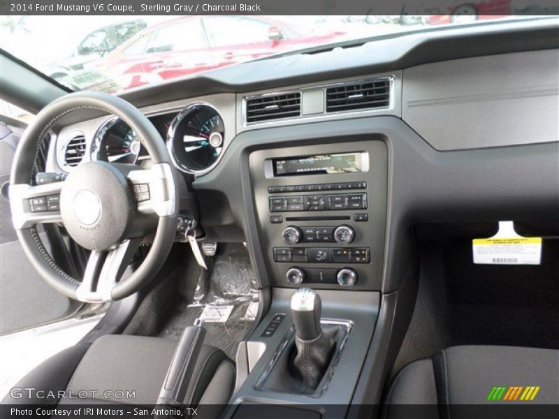 Sterling Gray / Charcoal Black 2014 Ford Mustang V6 Coupe