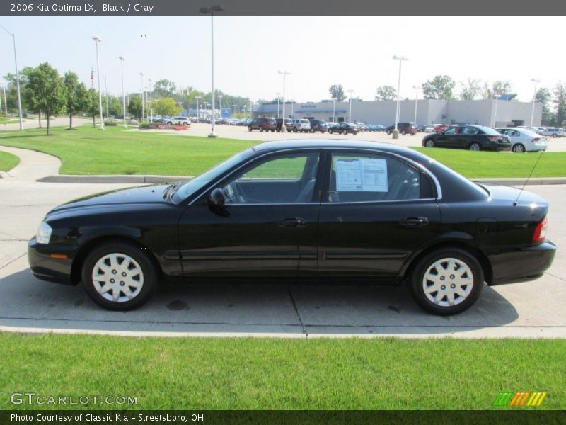 Black / Gray 2006 Kia Optima LX