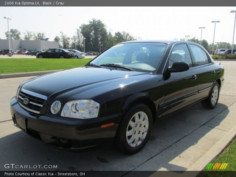 Black / Gray 2006 Kia Optima LX
