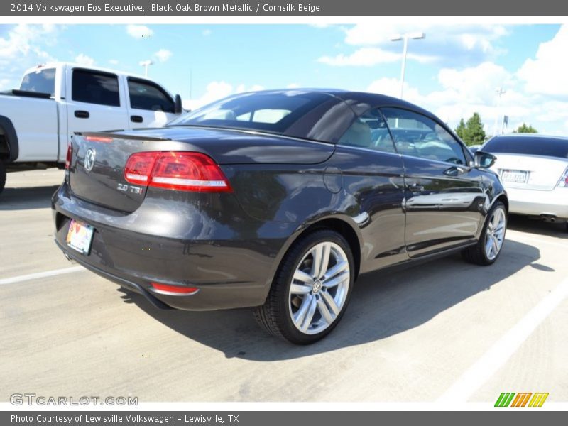 Black Oak Brown Metallic / Cornsilk Beige 2014 Volkswagen Eos Executive