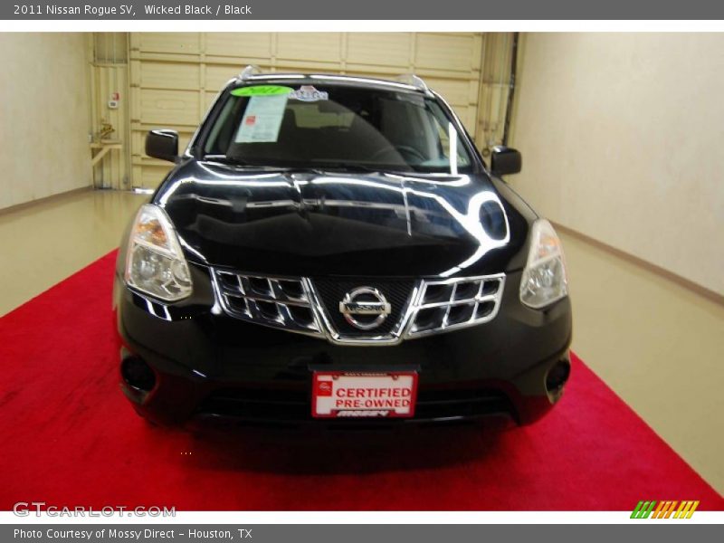 Wicked Black / Black 2011 Nissan Rogue SV