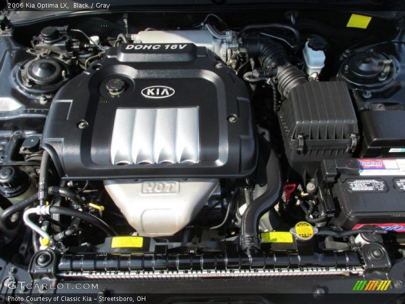 Black / Gray 2006 Kia Optima LX
