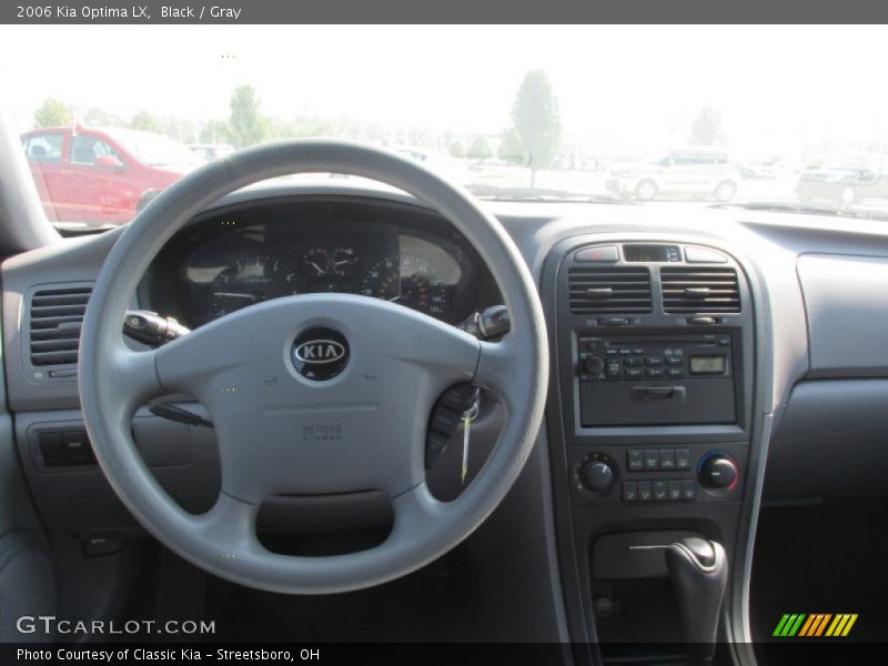 Black / Gray 2006 Kia Optima LX