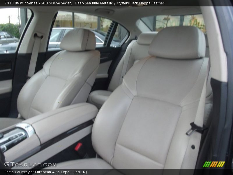 Deep Sea Blue Metallic / Oyster/Black Nappa Leather 2010 BMW 7 Series 750Li xDrive Sedan
