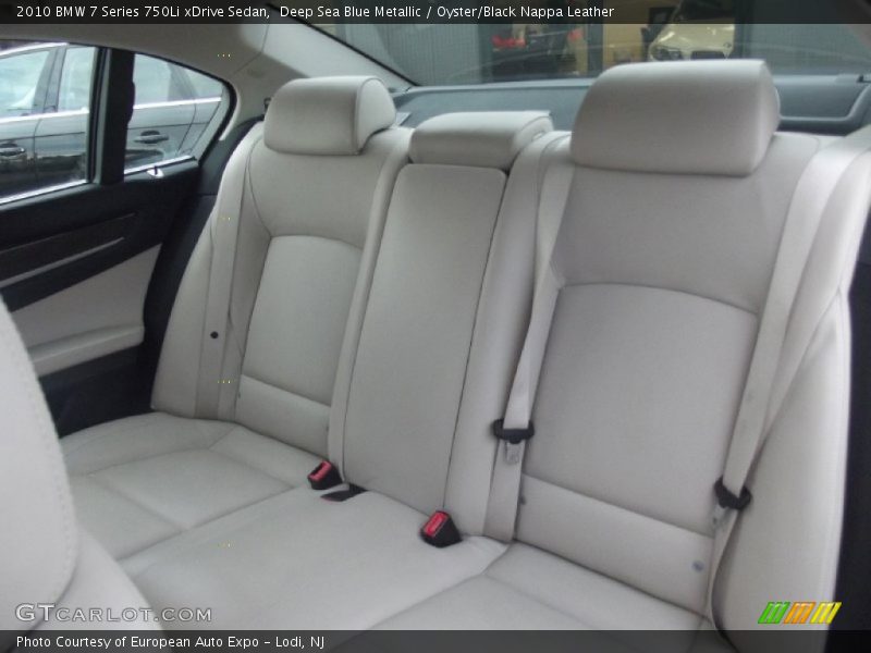 Rear Seat of 2010 7 Series 750Li xDrive Sedan
