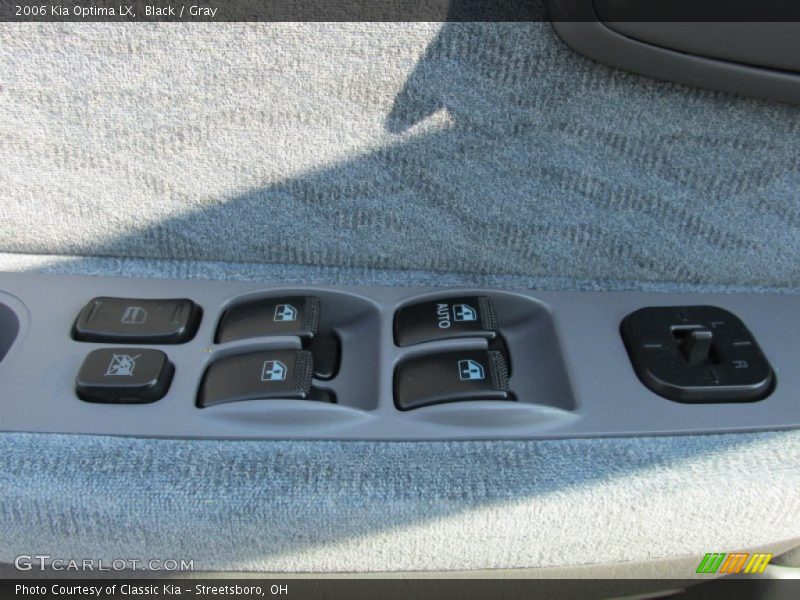 Black / Gray 2006 Kia Optima LX