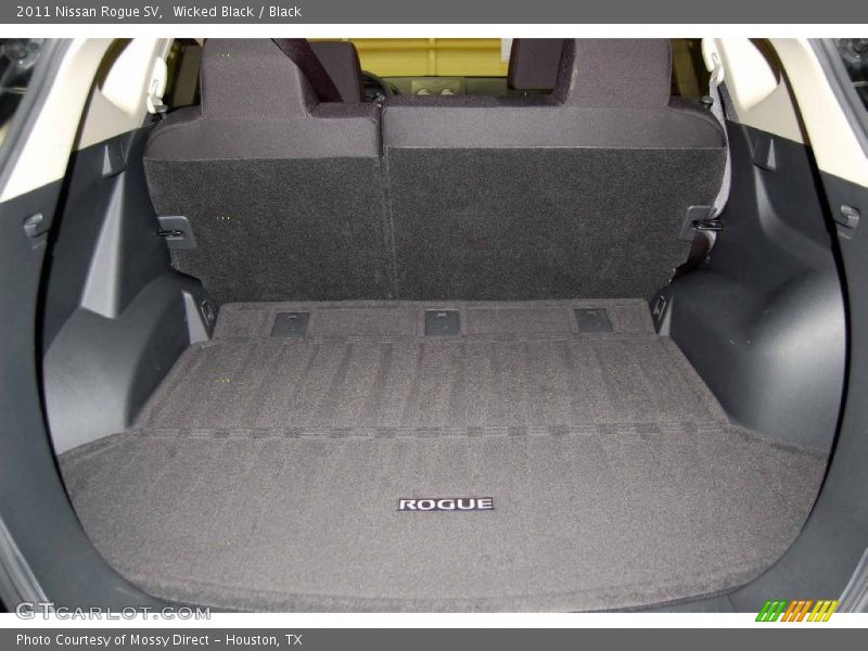 Wicked Black / Black 2011 Nissan Rogue SV