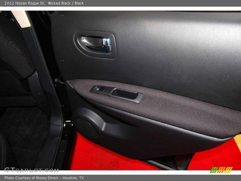 Wicked Black / Black 2011 Nissan Rogue SV